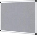 VIZ-PRO Notice Board Felt Gray, 36 X 24 Inches by VIZ-PRO