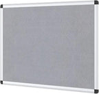 VIZ-PRO Notice Board Felt Gray, 36 X 24 Inches by VIZ-PRO