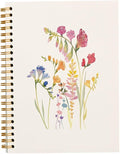 JWVK Vintage Wild Flower Botanical Plant Hardcover Spiral Notebook 5.5x8.3 by JWVK