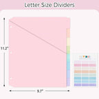 SKYDUE Pastel Binder Dividers - Image 3