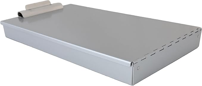 Saunders Metal Clipboard with Storage, Legal Size Paper Organizer, Steel Clip - Image 4