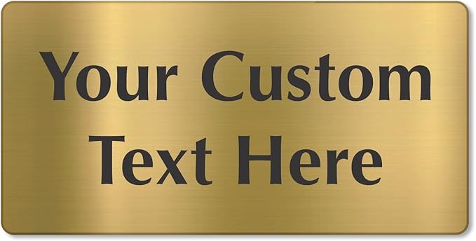 SmartSign Custom Brass Sign - Image 6