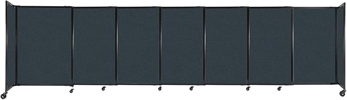 Versare Straightwall Sliding Portable Wall Partition | Freestanding Office by VERSARE