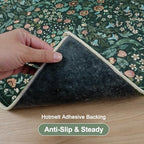 Anidaroel Floral Office Chair Mat for Hardwood Floor, 36"x48" Desk Chair Mat for Hard Floors, Under Desk Rug for Rolling Chair, Anti-Slip Computer Chair Mat, Low Pile Carpet Protector Mat