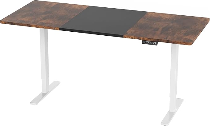 VIVO Electric 71 x 30 in Rustic Standing Desk, Memory Height Adjustment - Image 9