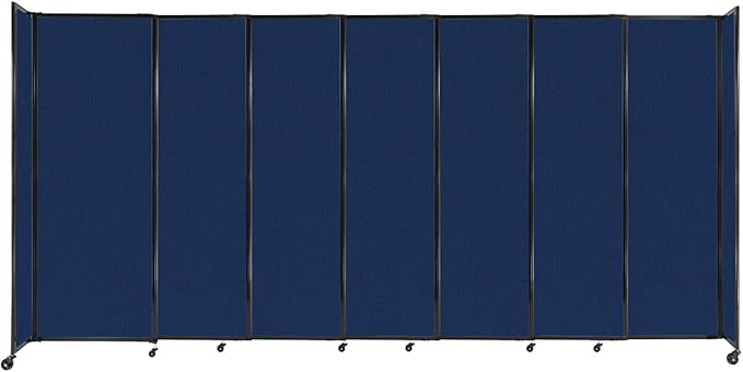 Versare Straightwall Sliding Portable Wall Partition | Freestanding Office by VERSARE