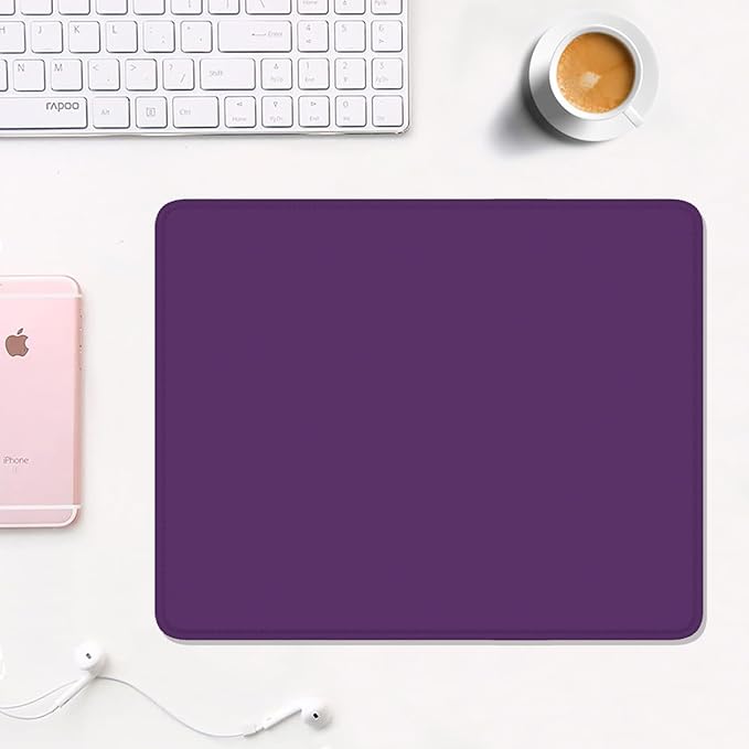 Auhoahsil Mouse Pad, 12 x 10 Inch Square Mousepad, 3mm Thick Rubber Mouse Mat - Image 2