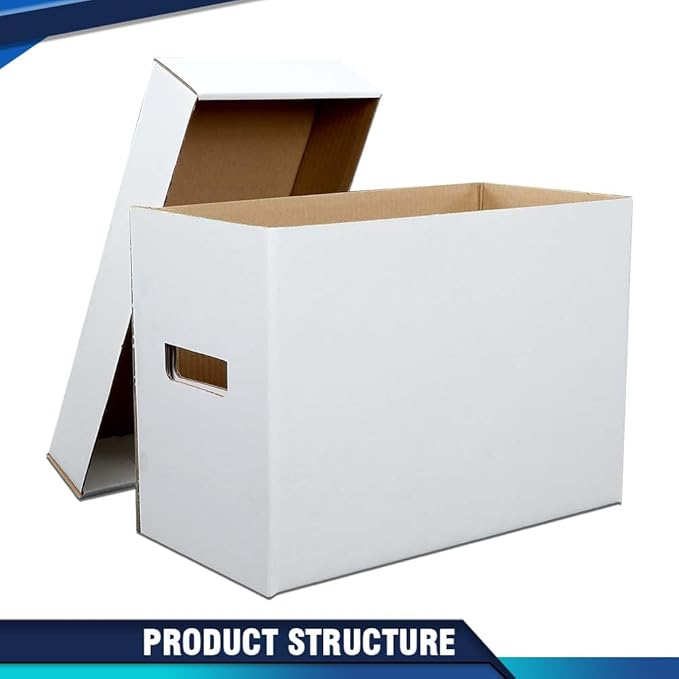 PIT66 5 Pcs Comic Book Storage Boxes, Holds 150-175 Comics Each, Collapsible - Image 5