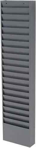 Global Industrial Steel Medical Chart Hanging Wall File Holder, 20 Pockets by GlobalIndustrial