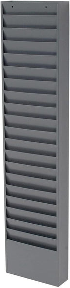 Global Industrial Steel Medical Chart Hanging Wall File Holder, 20 Pockets by GlobalIndustrial