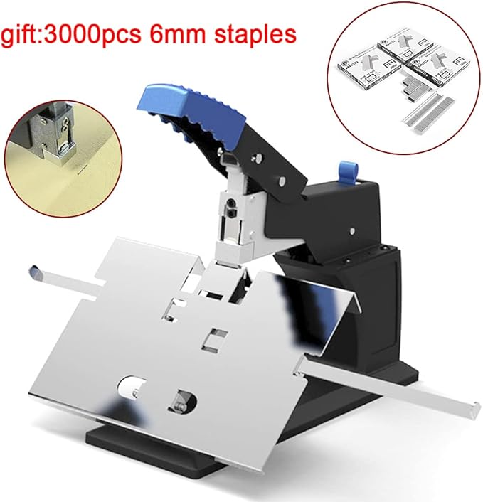 Heavy Duty Saddle Stapler, Desktop Stitch Stapler, Manual Riding Stitcher - Image 9