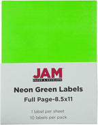 JAM PAPER Full Sheet Shipping Labels - Image 5