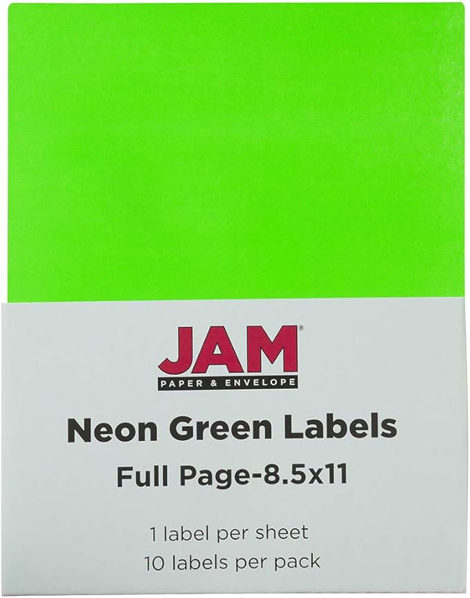 JAM PAPER Full Sheet Shipping Labels - Image 5