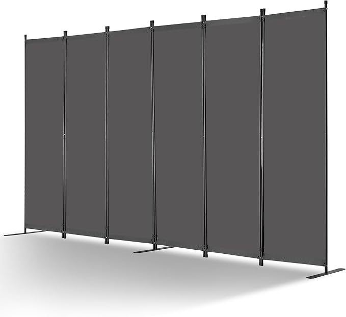 VEVOR Room Divider, 6 Panel Room Divider, Folding Privacy Screen and Portable by VEVOR
