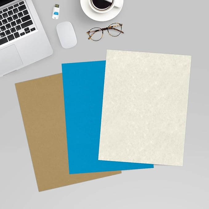 LUXPaper 8.5" x 11" Paper | Letter Size | Cream Parchment | 60lb. Text | 1 - Image 6