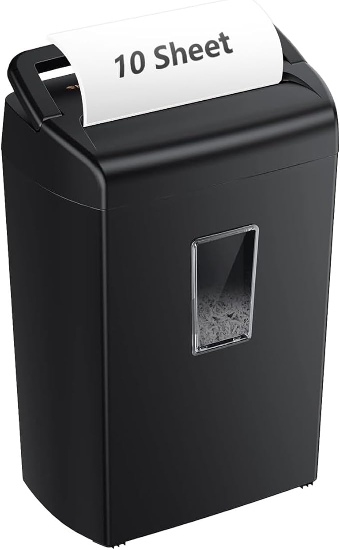 Bonsaii 10-Sheet Cross-Cut Paper Shredder by bonsaii
