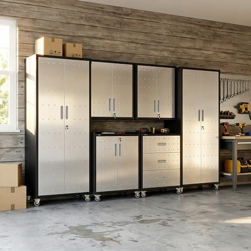 garage cabinet system | heavy duty steel all-in-one, view 9