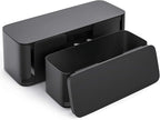 YECAYE 2 Pack Cable Management Box, Pet Friendly Cable Box Organizer by Yecaye