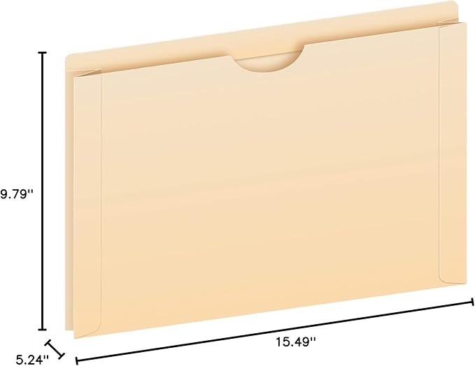 Pendaflex File Jackets, Legal Size, Reinforced Straight-Cut Tabs - Image 6