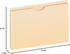 Pendaflex File Jackets, Legal Size, Reinforced Straight-Cut Tabs - Image 6