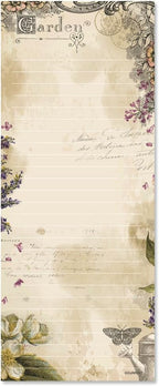 Provincial Garden Lined Personalized Shopping List Pad Set of 3, 50-Sheet Pads - Image 2