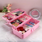 tackle box, 15-inch extra large art storage box on a desk or shelf