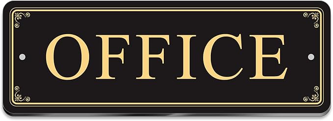 ASAVI “OFFICE” Acrylic Door Sign – Waterproof & Fade-Resistant Office Label by Unknown