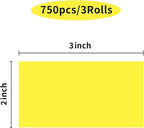 STARLIBOO Colored Labels Stickers 3 x 2 Inch, Rectangle Moving Labels Stickers - Image 2