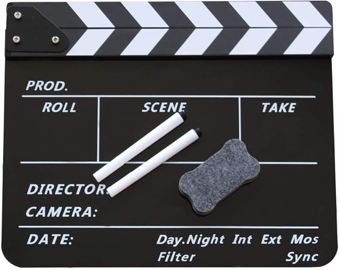 Coolbuy112 Movie Directors Clapboard, Photography Studio Video TV Acrylic by Unknown
