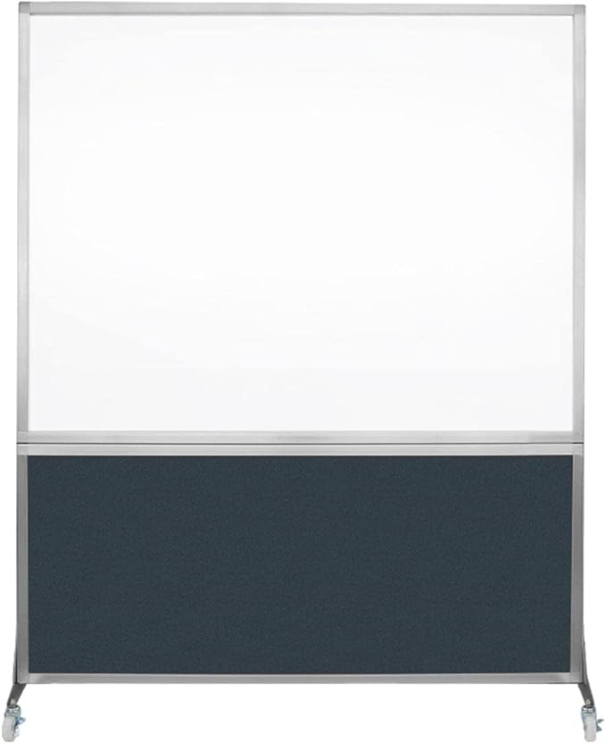DivideWrite Mobile Whiteboard | Double Sided Dry Erase Board | Portable Office by VERSARE