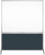 DivideWrite Mobile Whiteboard | Double Sided Dry Erase Board | Portable Office by VERSARE