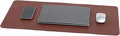 Wolaile PU Leather Desk Pad Blotter 27x13 inches, Non-Slip Base Waterproof by Wolaile