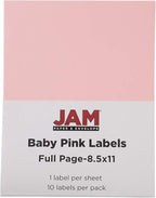 JAM PAPER Full Sheet Shipping Labels - Image 5