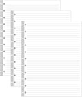 Letter Size Discbound Refill Paper, 11 Disc Paper Refill by Yaridar