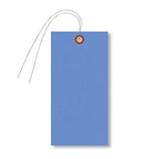 SmartSign 6.25 x 3.125 inch “Blue” Blank Tyvek Shipping Tags - Image 5