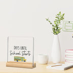 Funny Back to School Countdown Acrylic Sign, Funny Days Until Schools Starts - Image 5