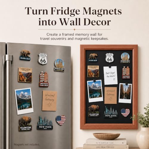 Magnet Board for Wall, 15.7" x 23.6" (Background Paper not Included)