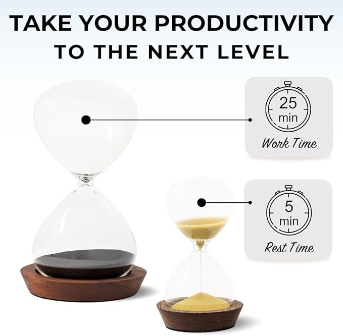 Decorative Hourglass Sand Timer Set - Image 2