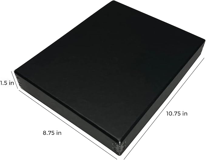 Lineco Museum Archival Storage Box, 8.75x10.75x1.5 in. Drop Front Design. - Image 2