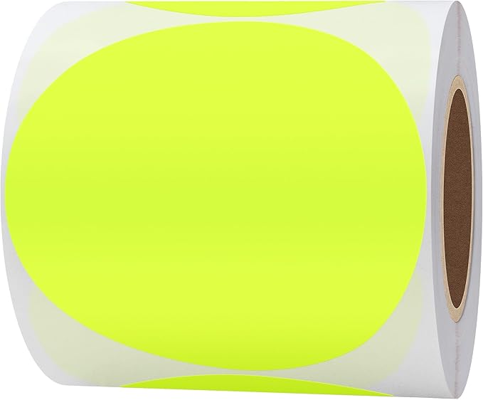 Hybsk Round Color Coding Circle Dots Labels Warehouse Inventory Organizer by HYBSK
