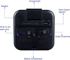 Tinload Small Battery Operated Analog Travel Alarm Clock Silent Non Ticking - Image 5