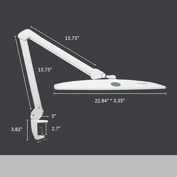 Neatfi Elite HD XL Task Lamp, 3 Adjustable Light Modes, 22 Inches Wide - Image 7