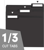 File Folder, RAZCC 150 Pack 1/3 Cut Tab File Folders Letter Size, Folders - Image 3