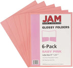 JAM PAPER Laminated Two Pocket Glossy School Folders - Image 6
