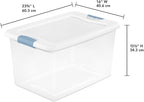Sterilite 24-Pack Latching Box, Under Bed Storage Bins - Image 2
