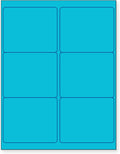 NextDayLabels - 8-1/2 x 11 Neon Color High Light Fluorescent Labels