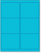 NextDayLabels - 8-1/2 x 11 Neon Color High Light Fluorescent Labels