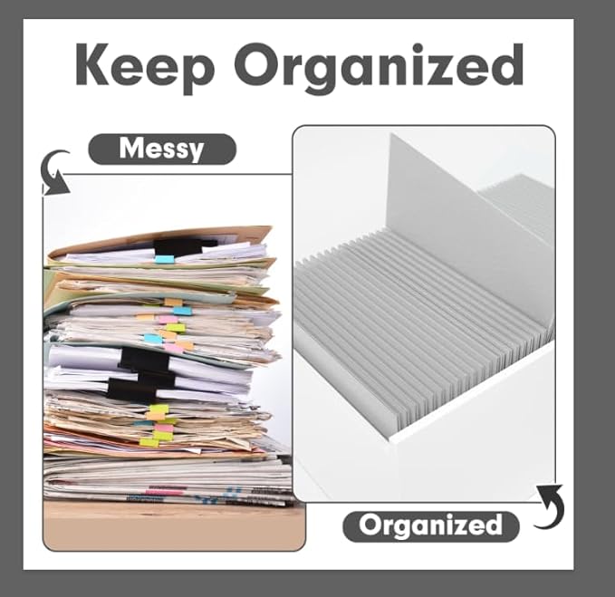Two Pocket Folders, PANDRI 30 Pack 2 Pocket Folders, Letter Size Paper File - Image 3