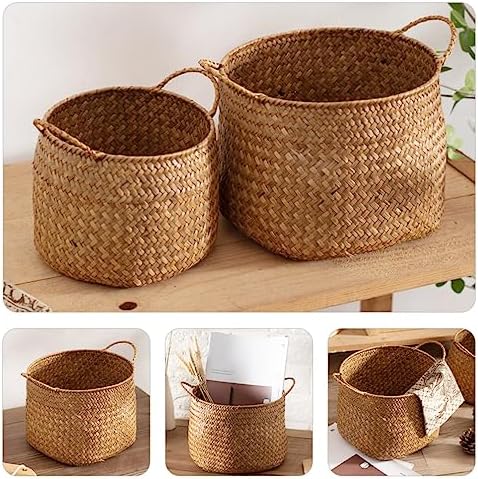 OSALADI Box Rustic Touch Basket for Storage Desktop Flower Arrangement Basket...