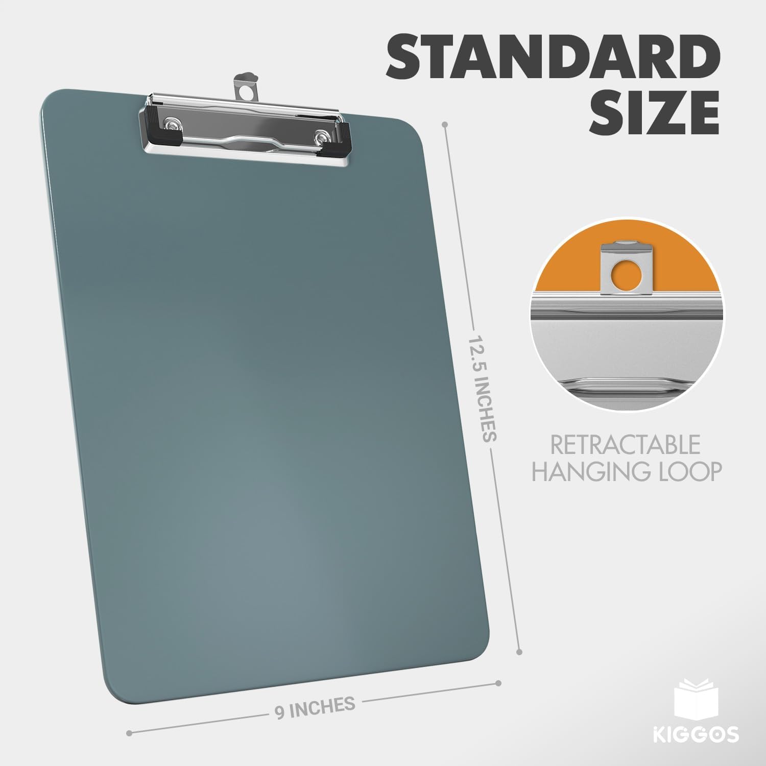 Kiggos 25 Pack Boho Color Clipboards Bulk Low Profile Lightweight & Durable Plastic Clipboard Set Holds 100 Sheets Classroom Office Teachers Students Kids & Home Organization Clip Boards